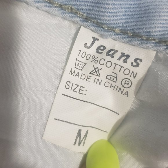 💜$5💜NWOT AIFccc Distressed Denim Jeans - Picture 5 of 5